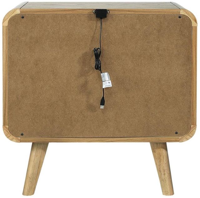 Coaster® Robyn Light Ash Nightstand Bedside Table-3
