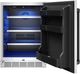Thor Kitchen Gordon Ramsay Collection 24” 5 Cu. Ft. Stainless Steel Built-In Undercounter Outdoor Beverage Cooler with Black Handle-3