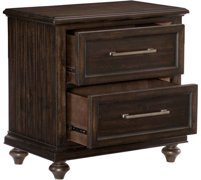 Mazin Furniture Cardano Driftwood Charcoal Nightstand-2