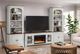 Legends Home Americana Brown/White 74" Fireplace Console-1