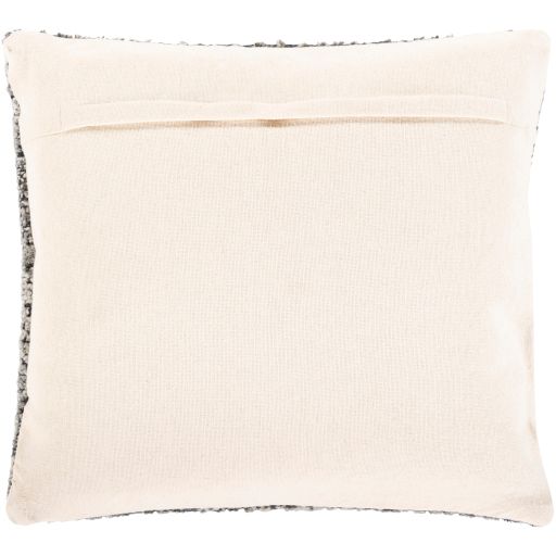 Surya Nobility Black 22"x22" Toss Pillow with Down Insert-1