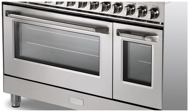 Verona® Ultima 48" Stainless Steel Freestanding Double Oven Pro Style Duel Fuel Range-4