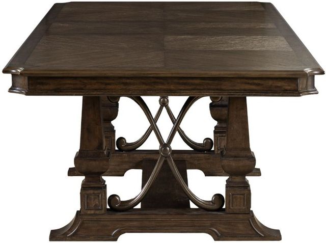 Liberty Furniture Provence Park 7-Piece Chateau Brown/Cream Optional Trestle Dining Table Set-3