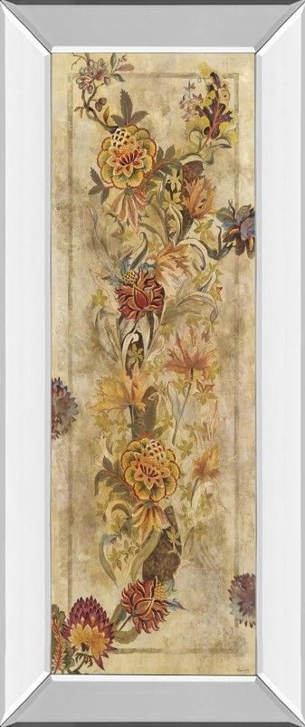 Classy Art Fleur Delicate Il by Georgie Mirrored Frame Wall Art-0