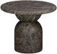 TOV Furniture Cynthia Dark Emperador Concrete Indoor/Outdoor Side Table-0