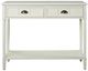  Goverton White Console Sofa Table-1