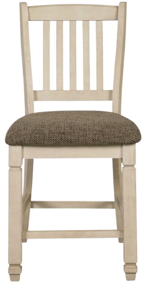 Signature Design by Ashley® Bolanburg Two-Tone Upholstered Barstool-1