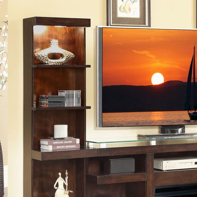 Legends Home Novella Dark Chocolate Fireplace Wall-3