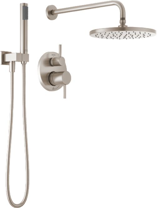 Delta Modern Monitor® 14 Series 17" Spotshield Brushed Nickel Shower with Raincan and Hand Shower-0