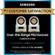 Samsung 1.1 Cu. Ft. Fingerprint Resistant Black Stainless Steel Over The Range Microwave-1