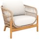 New Classic® Home Furnishings Solstice Beige/White Polyester/Nylon Outdoor Chair-0