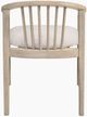 Riverside Furniture Carmella 2-Piece Pebble Oak Dining Spindle Back Arm Chair Set-4