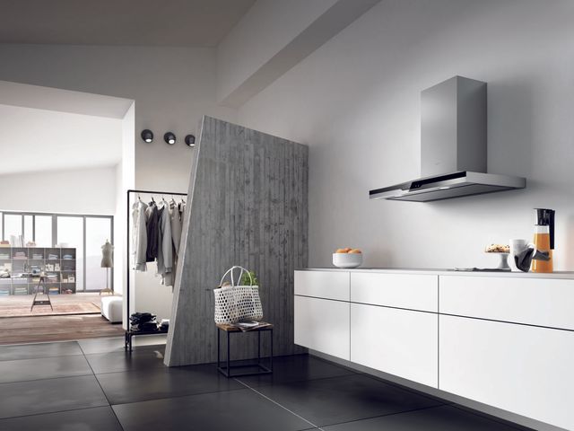 Elica Techne Plus Series Stoney 30" Stainless Steel with Black Glass Wall Mounted Range Hood-3