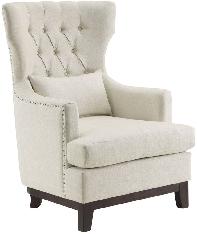 Mazin Furniture Adriano Beige Upholstered Accent Chair-0