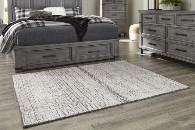 Signature Design by Ashley® Wimgrove Taupe/Charcoal 5' x 7' Medium Area Rug-3