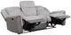 Homelegance® Harriette Gray Double Manual Reclining Sofa-4