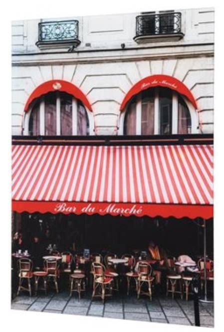 YHD Red Bistro Wall Art-2