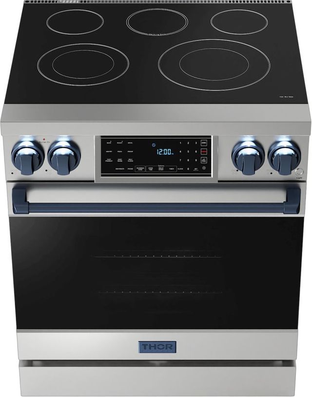 Thor Kitchen® Gordon Ramsay Series 30" Stainless Steel Pro Style Electric Range-1