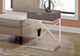 Monarch Specialties Inc. Dark Taupe 24"H Drawer Accent Table with Chrome Metal Base-1