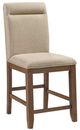 Steve Silver Co. Garland 7-Piece Distressed Toffee/Gray Counter Dining Table Set-5