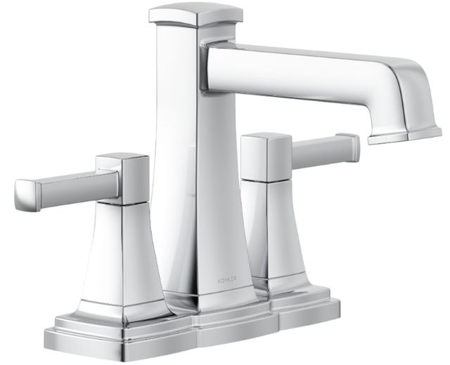 KOHLER® Riff® Polished Chrome 1.2 GPM Centerset Bathroom Sink Faucet-0