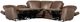 Hooker® Furniture SS Torres 5-Piece Sorrento Mocha Torres Power Reclining Sectional with Power Headrest-4