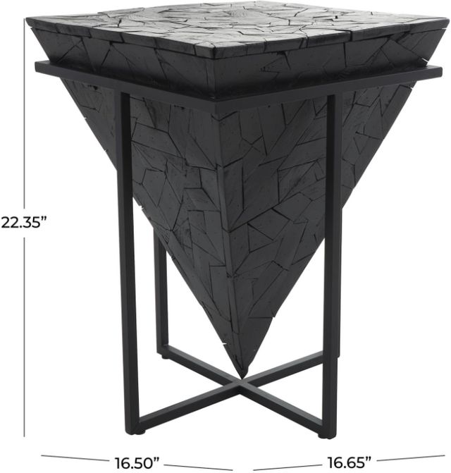 Deco Marche Black Accent Table-3