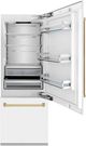 ZLINE Autograph Edition 30" 16.1 Cu. Ft. White Matte Built-In Bottom Freezer Refrigerator-3