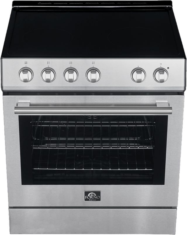 FORNO® Leonardo 30" Stainless Steel Pro Style Electric Range-3