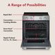 KitchenAid® 30" PrintShield™ Stainless Smart Slide-in Gas Range with Convection Cooking Modes-3