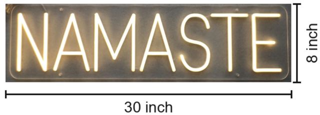 Classy Living Enlightened Namaste Neon Sign-2