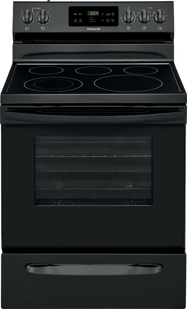 Frigidaire® 30" Black Free Standing Electric Range-0