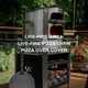 Breeo® Live Fire Stainless Steel Freestanding Charcoal Grill Pizza Bundle-2