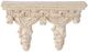 A & B Home Antique White Wall Shelf-1