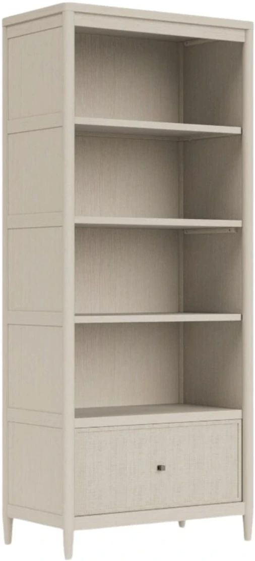 Riverside Furniture Maren White Sand Drawer Bookcase-0