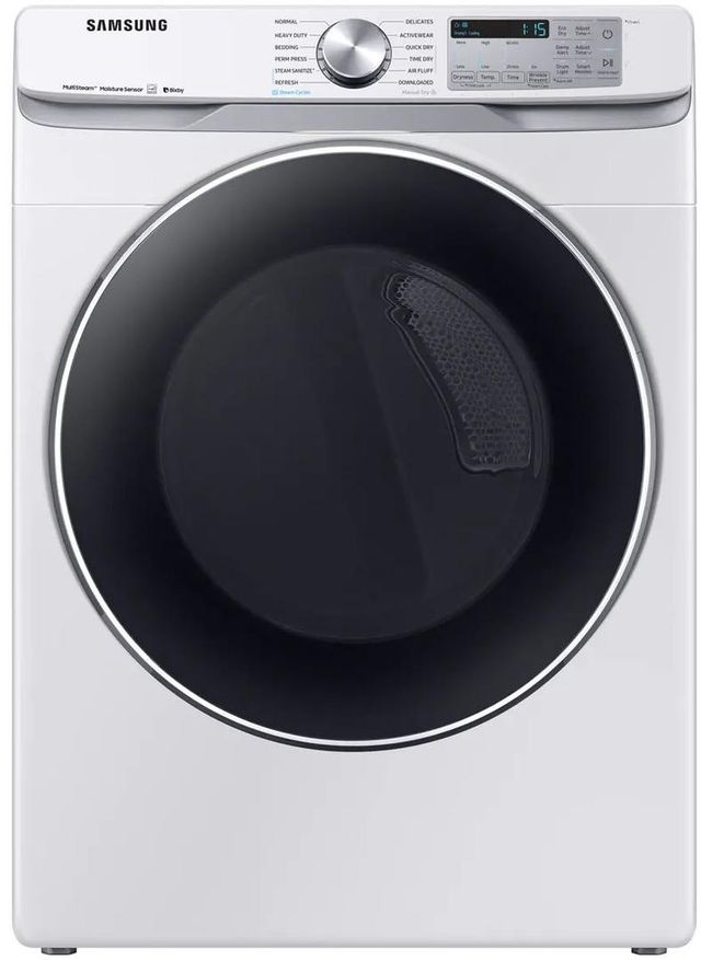 Samsung 7.5 Cu. Ft. White Front Load Electric Dryer-0