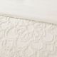 Olliix by Madison Park Ivory Full/Queen Laetitia Tufted Cotton Chenille Medallion Duvet Cover Set-4