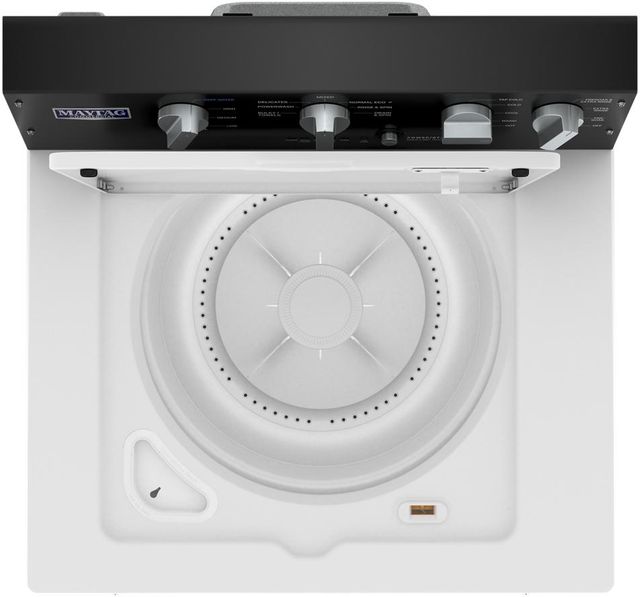 Maytag® 3.5 Cu. Ft. White Commercial-Grade Agitator Washer-1