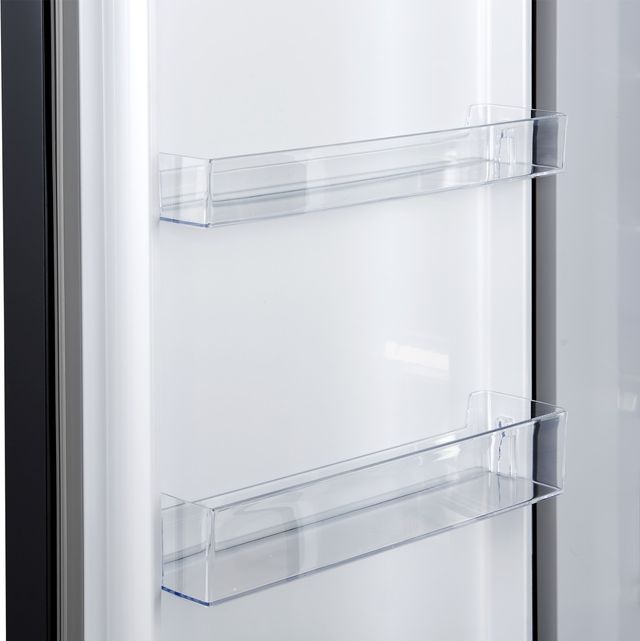 FORNO® Maderno Espresso 28" 13.6 Cu. Ft. Black Built-In Convertible Column Refrigerator with Antique Brass Handles-2