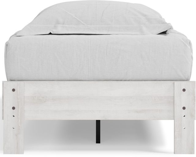 Signature Design by Ashley® Shawburn Whitewash Twin Platform Bed-1