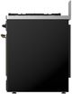 Ilve® Majestic III 30" Glossy Black Pro Style Dual Fuel Liquid Propane Range with Triple Glass Door and Burnished Trim-3