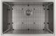 ZLINE Meribel 30" Satin Stainless Steel Undermount Single Bowl Kitchen Sink with Bottom Grid-3