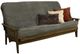 Kodiak Furniture Tucson Marmont Thunder/Rustic Walnut Queen Futon with Mattress-0