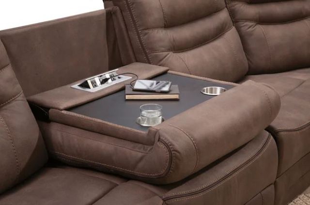 Behold™ Home Harley 7-Piece Brown Power Reclining Curved Sectional-1
