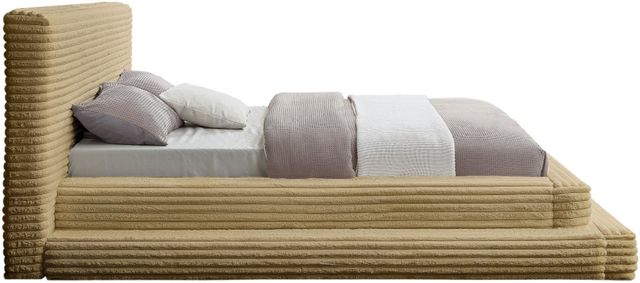 Meridian Furniture Drew Camel Queen Upholstered Panel Bed-2