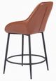 Zuo® Modern Vila Brown Counter Stool-3