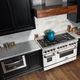 ZLINE 48" Stainless Steel Pro Style Dual Fuel Range with White Matte Door-3