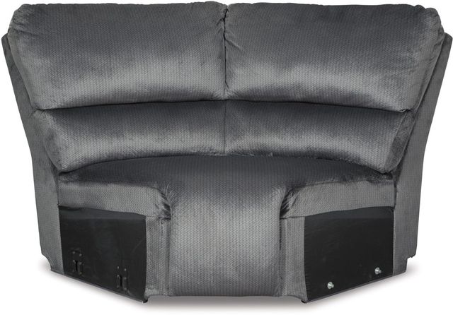 Signature Design by Ashley® Clonmel 5-Piece Charcoal Reclining Right-Arm Facing Sectional and Chaise-3