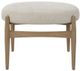 Uttermost® Acrobat Brown/Off-White Small Bench-3