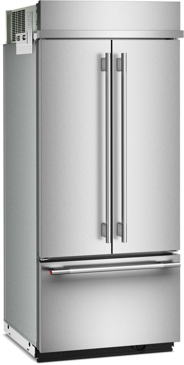 KitchenAid® 36" 20.8 Cu. Ft. PrintShield™ Stainless Steel Built-In French Door Refrigerator -2